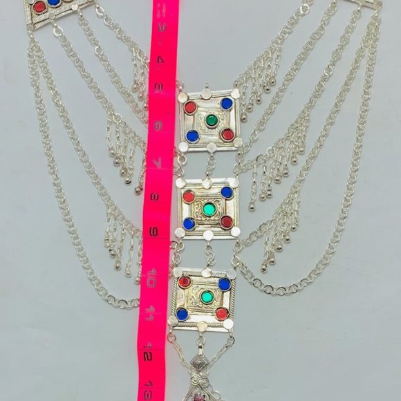 Handmade Gypsy Multilayers Pendant and Chain Necklace - Picture 8 of 10